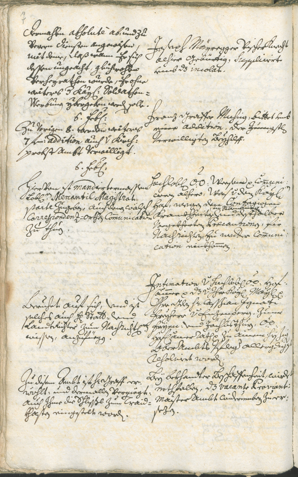 Archivio Storico della Città di Bolzano - BOhisto protocollo consiliare 1738/41 