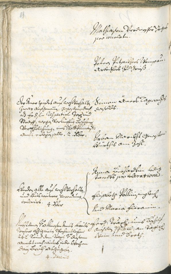 Stadtarchiv Bozen - BOhisto Ratsprotokoll 1738/41 