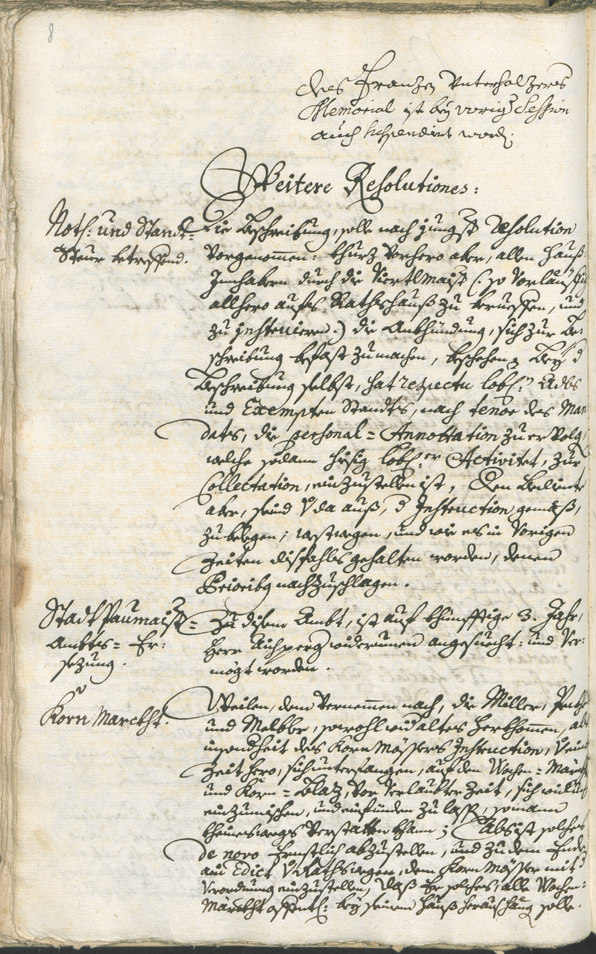 Civic Archives of Bozen-Bolzano - BOhisto Ratsprotokoll 1738/41 