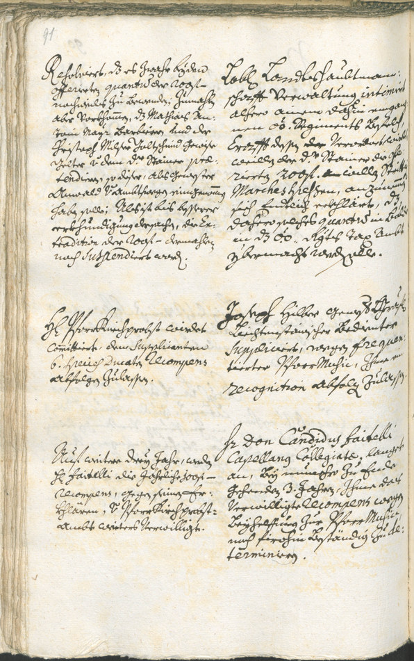 Stadtarchiv Bozen - BOhisto Ratsprotokoll 1738/41 