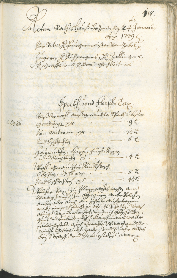 Civic Archives of Bozen-Bolzano - BOhisto Ratsprotokoll 1738/41 