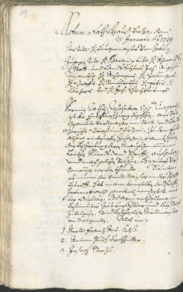 Archivio Storico della Città di Bolzano - BOhisto protocollo consiliare 1738/41 