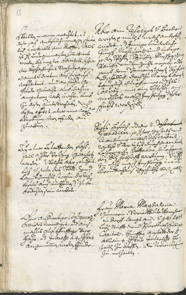 Stadtarchiv Bozen - BOhisto Ratsprotokoll 1738/41 