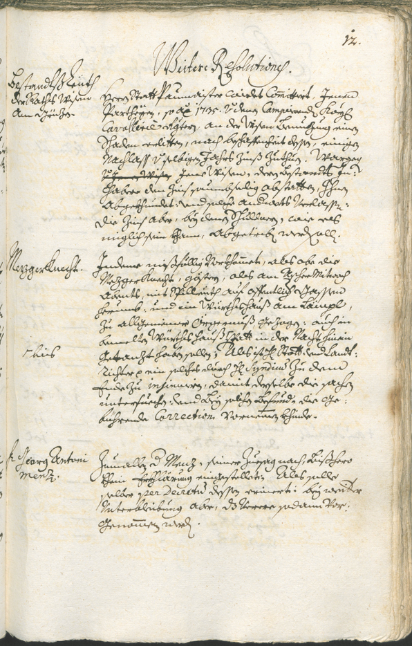 Civic Archives of Bozen-Bolzano - BOhisto Ratsprotokoll 1738/41 