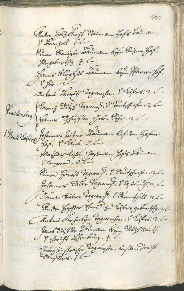 Stadtarchiv Bozen - BOhisto Ratsprotokoll 1738/41 