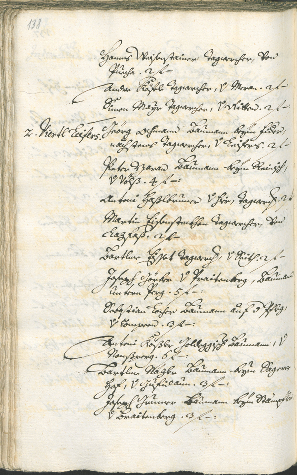 Stadtarchiv Bozen - BOhisto Ratsprotokoll 1738/41 