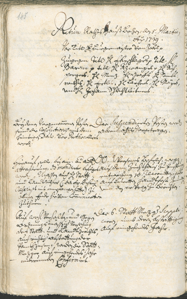 Archivio Storico della Città di Bolzano - BOhisto protocollo consiliare 1738/41 