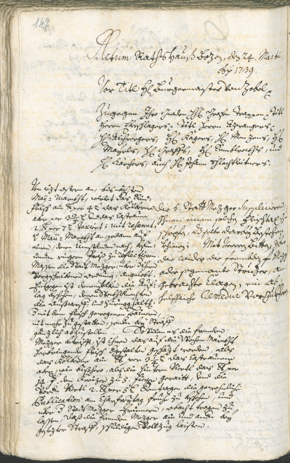 Civic Archives of Bozen-Bolzano - BOhisto Ratsprotokoll 1738/41 