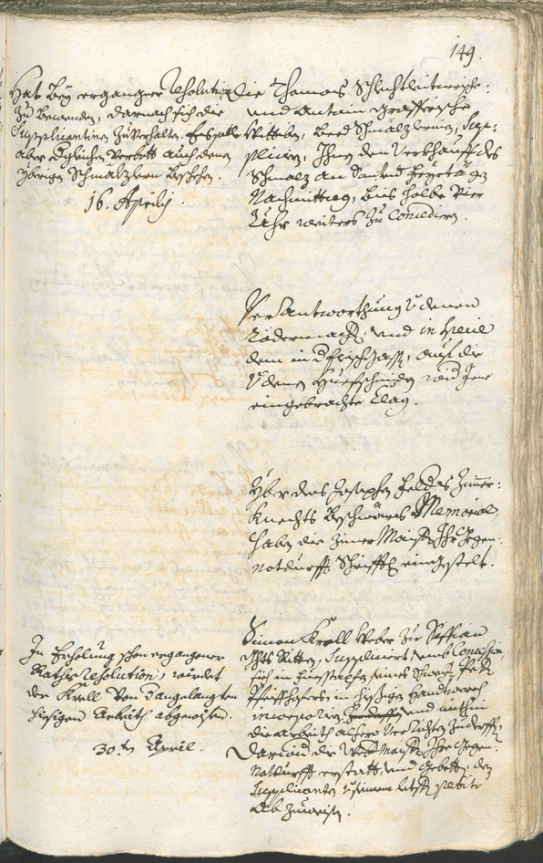 Archivio Storico della Città di Bolzano - BOhisto protocollo consiliare 1738/41 