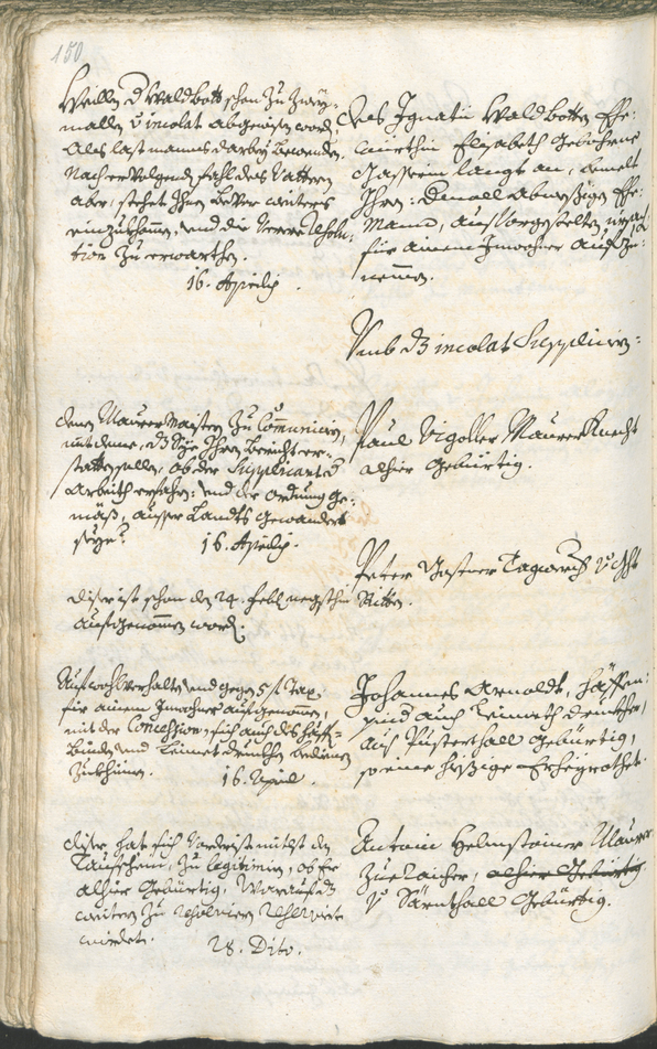 Archivio Storico della Città di Bolzano - BOhisto protocollo consiliare 1738/41 