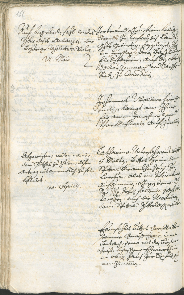 Archivio Storico della Città di Bolzano - BOhisto protocollo consiliare 1738/41 