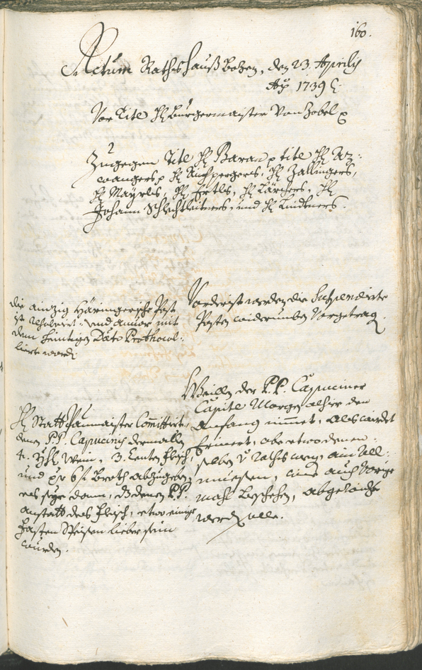 Archivio Storico della Città di Bolzano - BOhisto protocollo consiliare 1738/41 