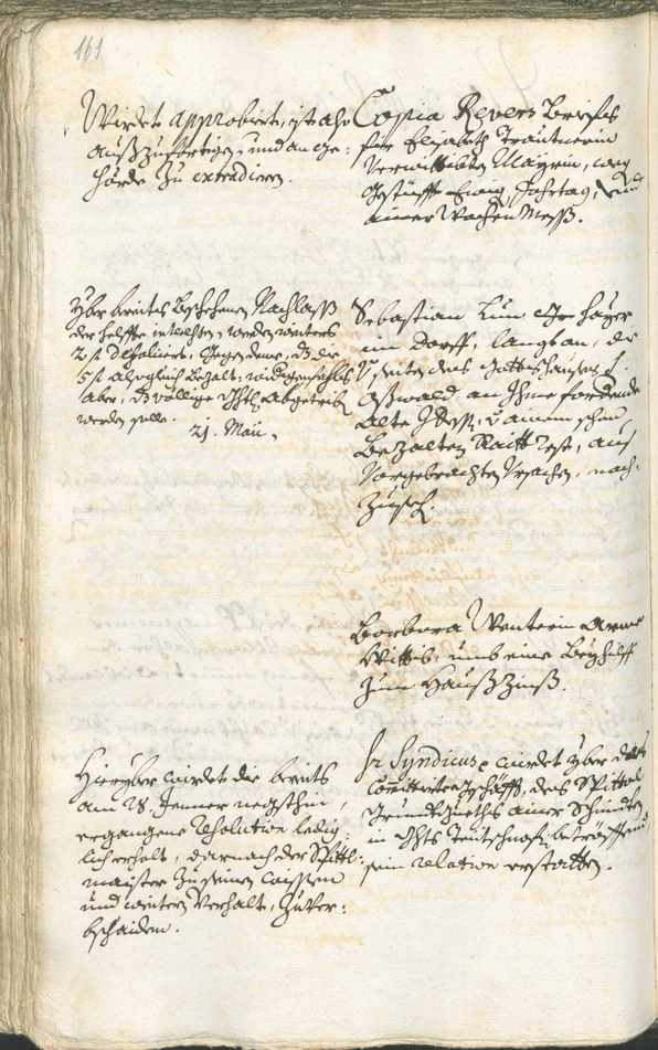 Archivio Storico della Città di Bolzano - BOhisto protocollo consiliare 1738/41 