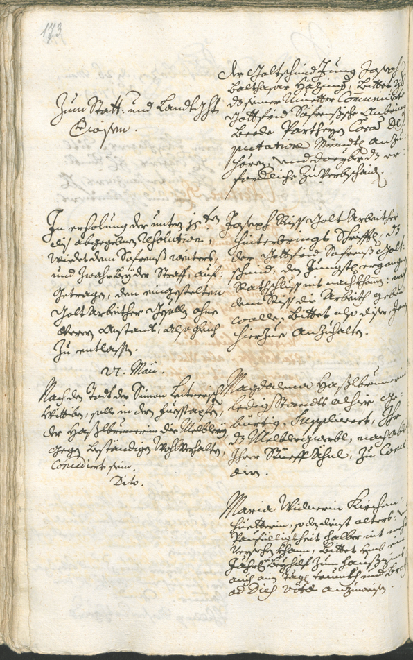 Archivio Storico della Città di Bolzano - BOhisto protocollo consiliare 1738/41 