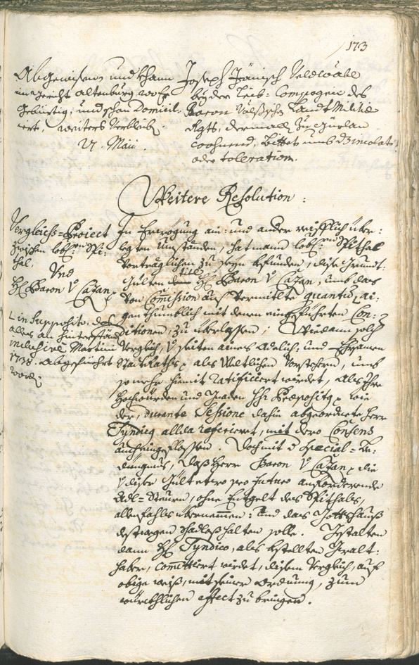 Archivio Storico della Città di Bolzano - BOhisto protocollo consiliare 1738/41 