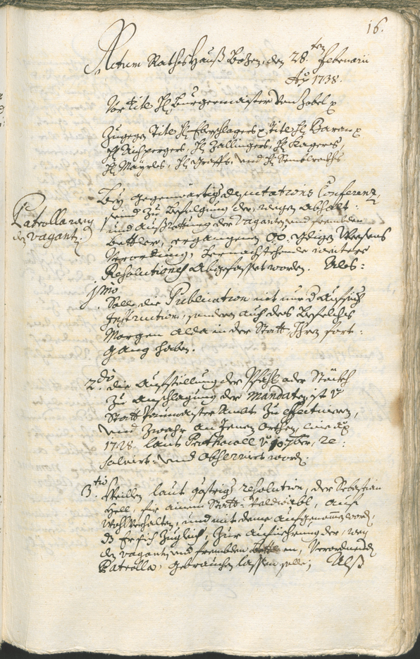 Civic Archives of Bozen-Bolzano - BOhisto Ratsprotokoll 1738/41 