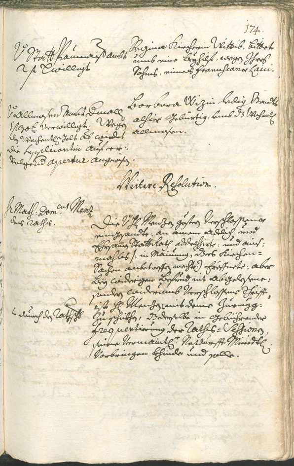 Civic Archives of Bozen-Bolzano - BOhisto Ratsprotokoll 1738/41 