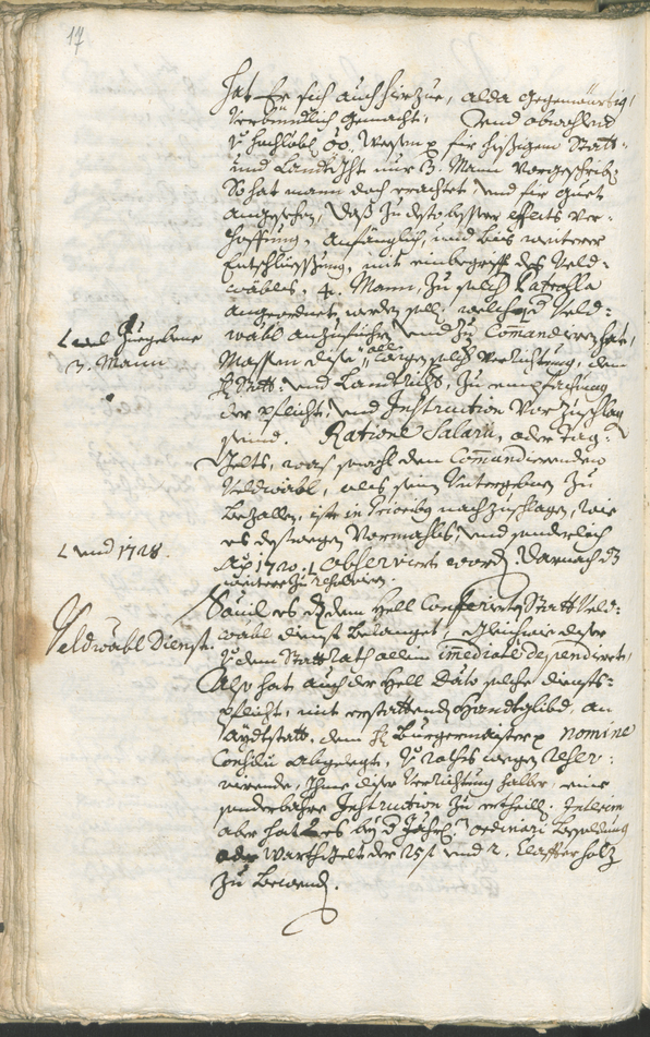 Civic Archives of Bozen-Bolzano - BOhisto Ratsprotokoll 1738/41 