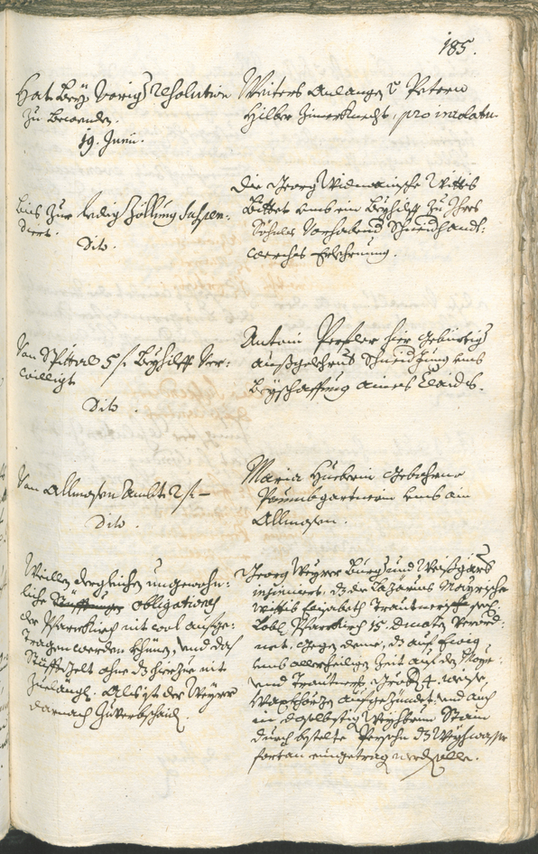 Stadtarchiv Bozen - BOhisto Ratsprotokoll 1738/41 