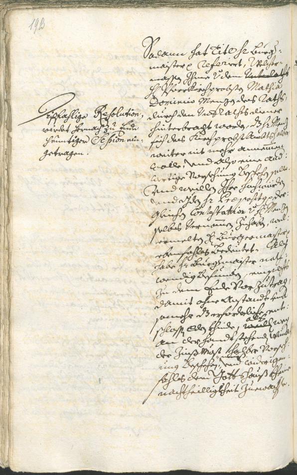 Archivio Storico della Città di Bolzano - BOhisto protocollo consiliare 1738/41 