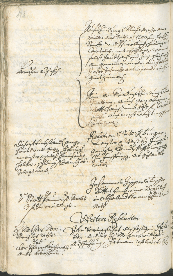 Archivio Storico della Città di Bolzano - BOhisto protocollo consiliare 1738/41 