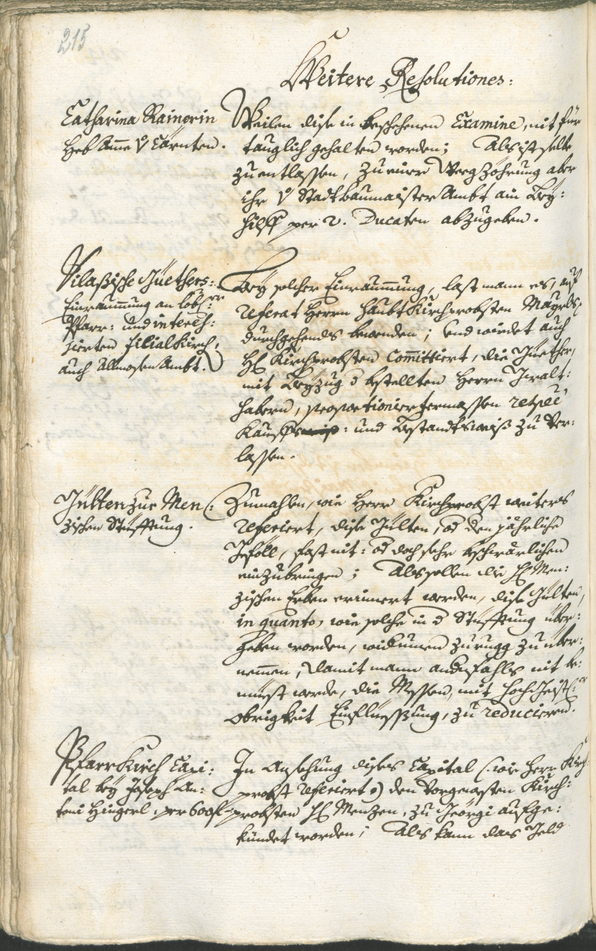 Civic Archives of Bozen-Bolzano - BOhisto Ratsprotokoll 1738/41 