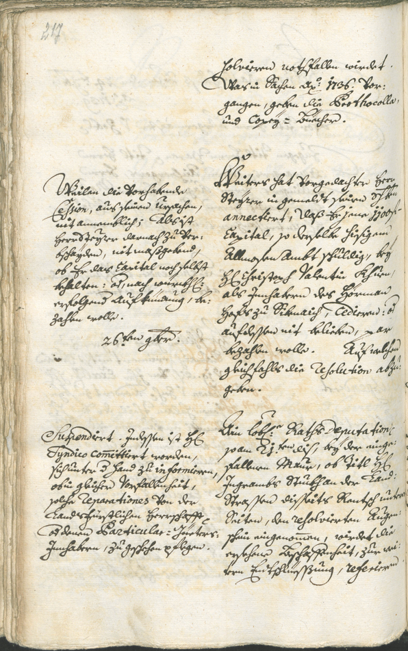 Civic Archives of Bozen-Bolzano - BOhisto Ratsprotokoll 1738/41 