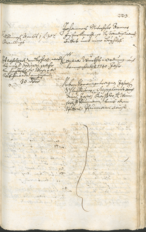 Civic Archives of Bozen-Bolzano - BOhisto Ratsprotokoll 1738/41 