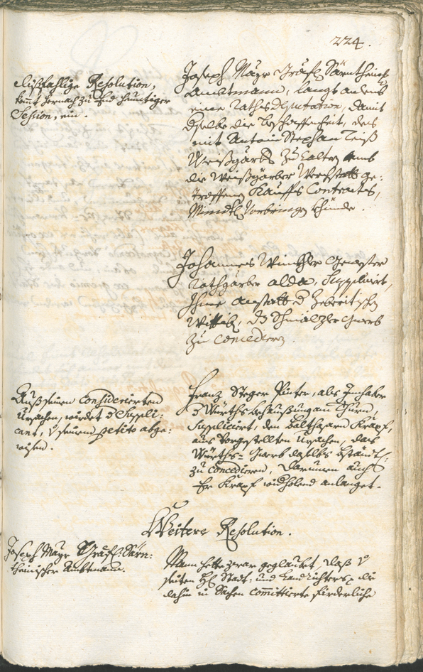 Archivio Storico della Città di Bolzano - BOhisto protocollo consiliare 1738/41 