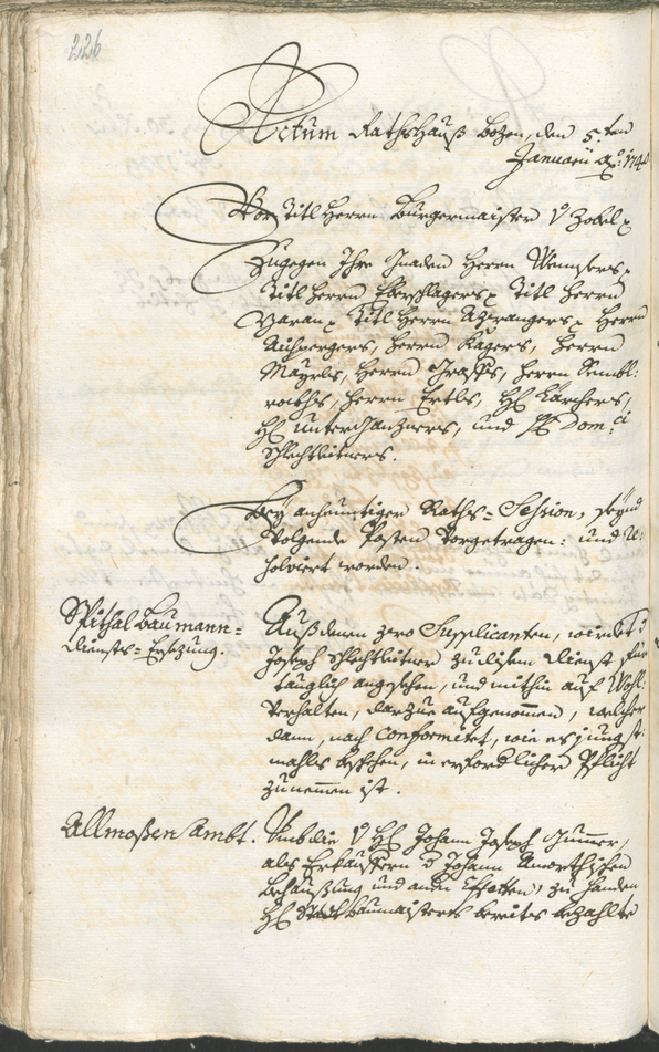 Archivio Storico della Città di Bolzano - BOhisto protocollo consiliare 1738/41 