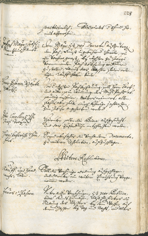 Archivio Storico della Città di Bolzano - BOhisto protocollo consiliare 1738/41 