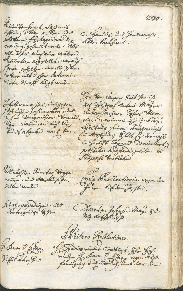 Archivio Storico della Città di Bolzano - BOhisto protocollo consiliare 1738/41 