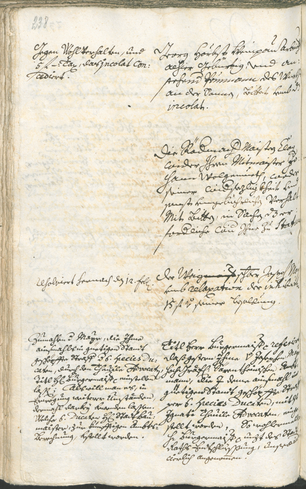 Archivio Storico della Città di Bolzano - BOhisto protocollo consiliare 1738/41 