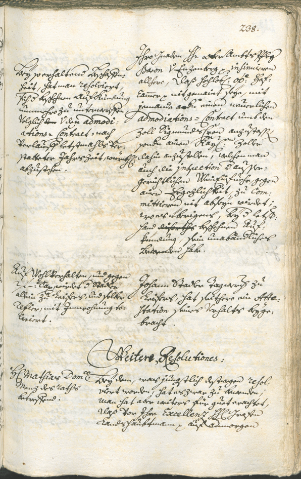 Stadtarchiv Bozen - BOhisto Ratsprotokoll 1738/41 