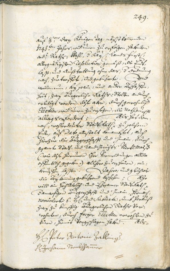 Archivio Storico della Città di Bolzano - BOhisto protocollo consiliare 1738/41 