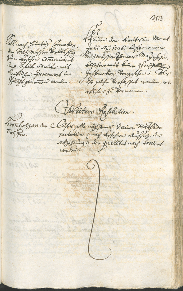 Archivio Storico della Città di Bolzano - BOhisto protocollo consiliare 1738/41 