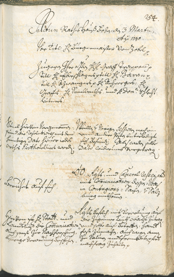 Archivio Storico della Città di Bolzano - BOhisto protocollo consiliare 1738/41 