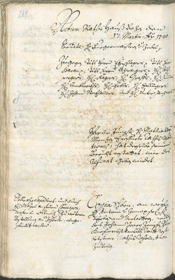 Archivio Storico della Città di Bolzano - BOhisto protocollo consiliare 1738/41 