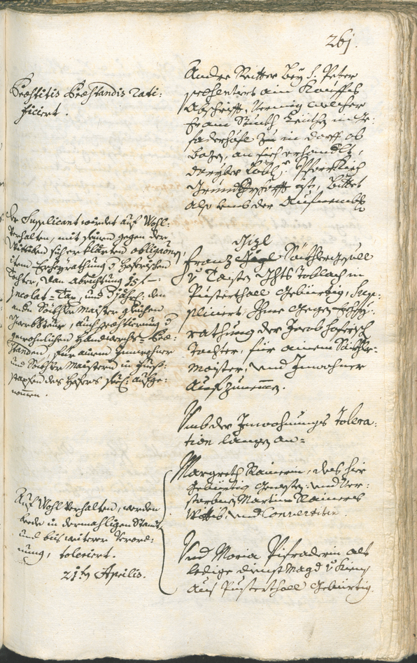 Stadtarchiv Bozen - BOhisto Ratsprotokoll 1738/41 