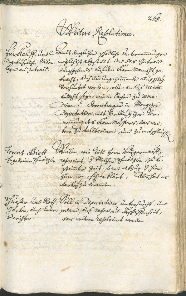 Civic Archives of Bozen-Bolzano - BOhisto Ratsprotokoll 1738/41 