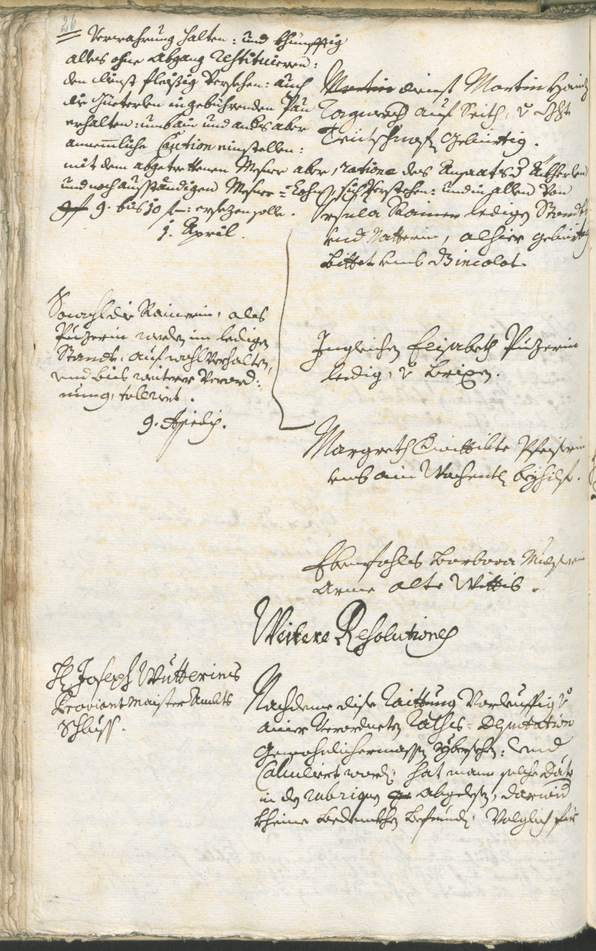 Civic Archives of Bozen-Bolzano - BOhisto Ratsprotokoll 1738/41 