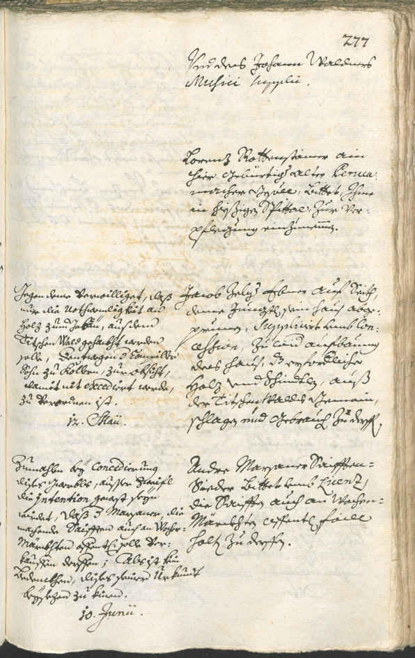 Civic Archives of Bozen-Bolzano - BOhisto Ratsprotokoll 1738/41 