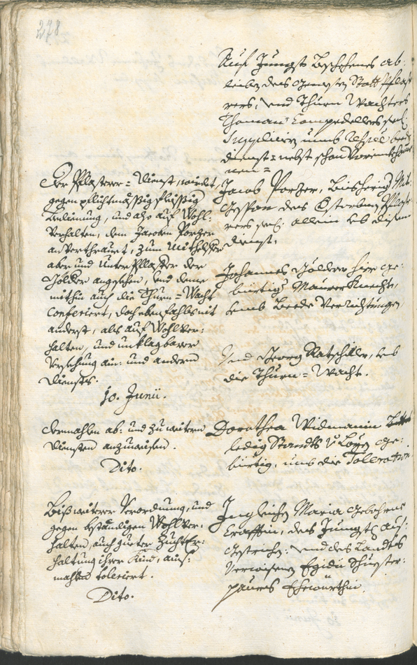 Civic Archives of Bozen-Bolzano - BOhisto Ratsprotokoll 1738/41 