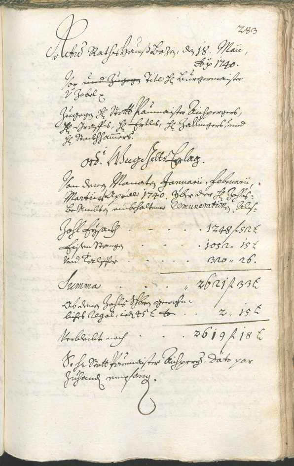 Archivio Storico della Città di Bolzano - BOhisto protocollo consiliare 1738/41 