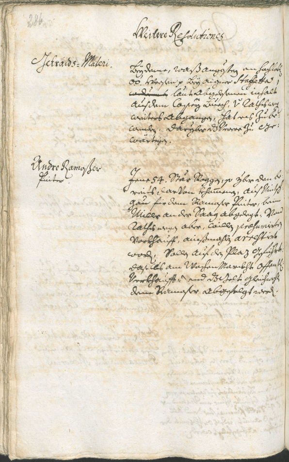 Archivio Storico della Città di Bolzano - BOhisto protocollo consiliare 1738/41 