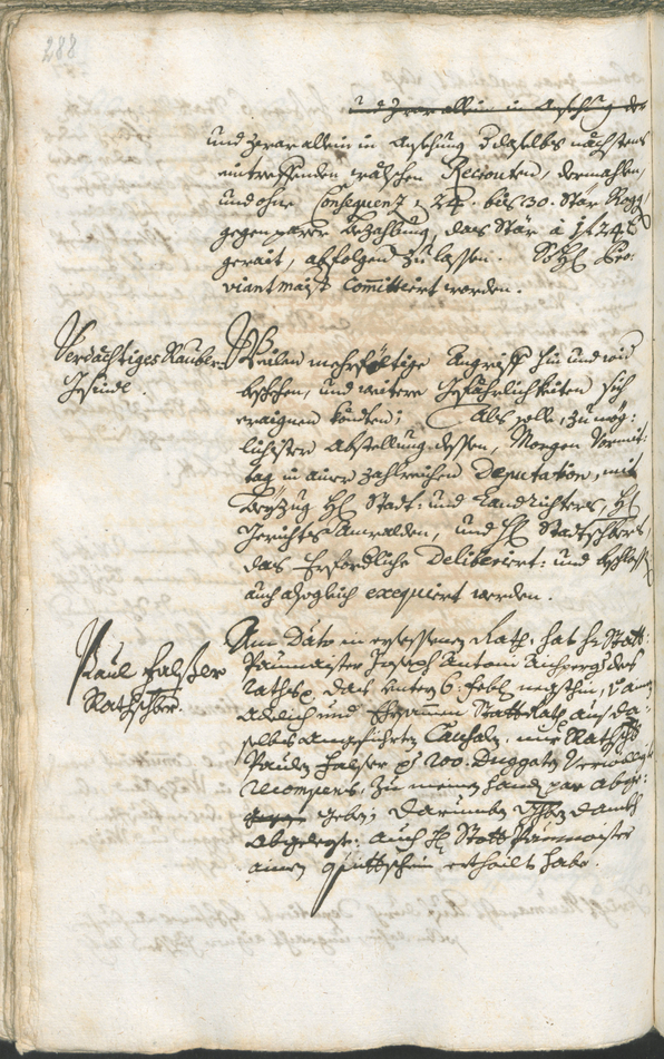 Stadtarchiv Bozen - BOhisto Ratsprotokoll 1738/41 