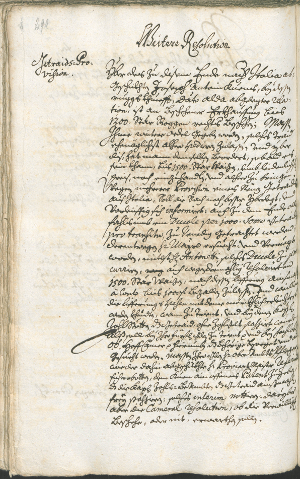 Stadtarchiv Bozen - BOhisto Ratsprotokoll 1738/41 