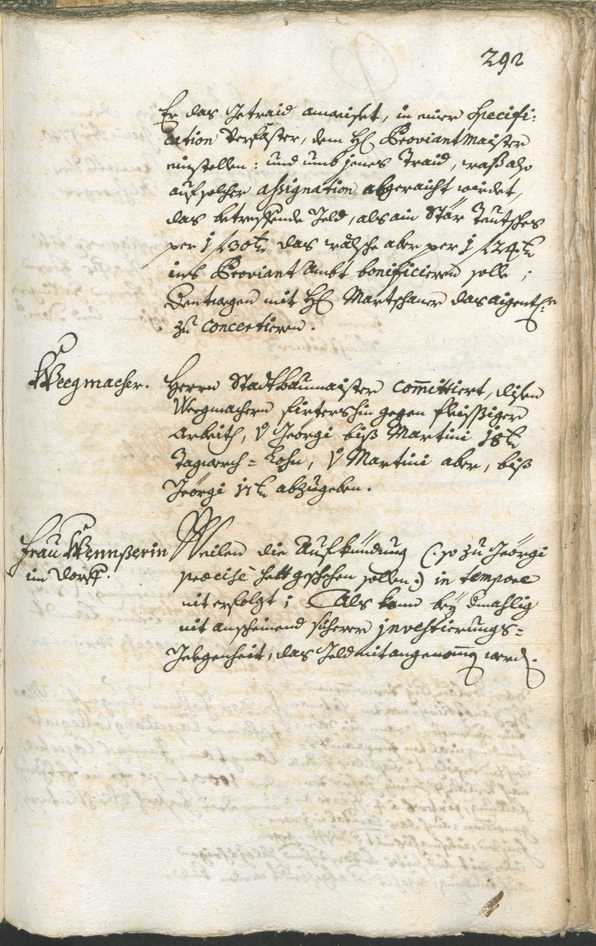 Stadtarchiv Bozen - BOhisto Ratsprotokoll 1738/41 