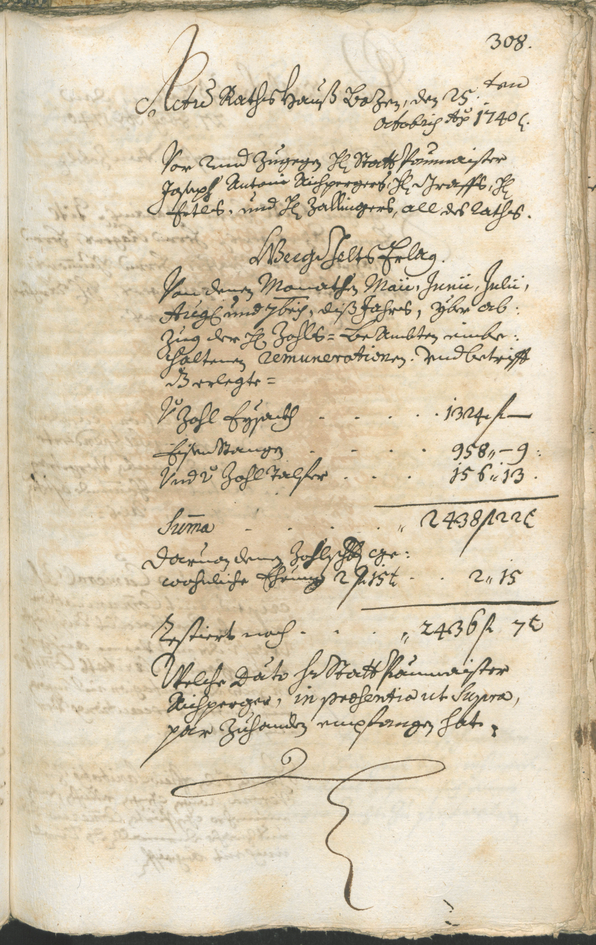 Archivio Storico della Città di Bolzano - BOhisto protocollo consiliare 1738/41 