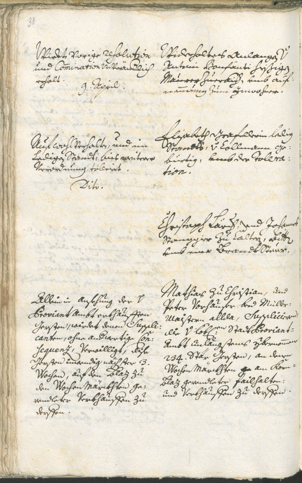 Civic Archives of Bozen-Bolzano - BOhisto Ratsprotokoll 1738/41 